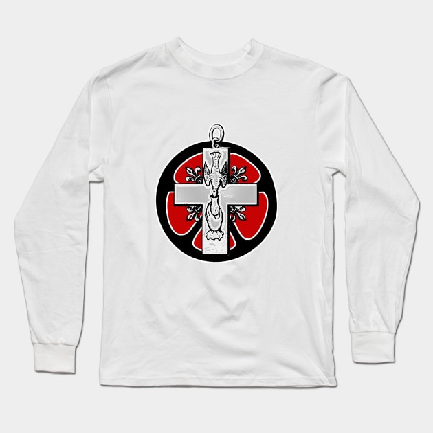 chalice of salvation Long Sleeve T-Shirt by Marccelus